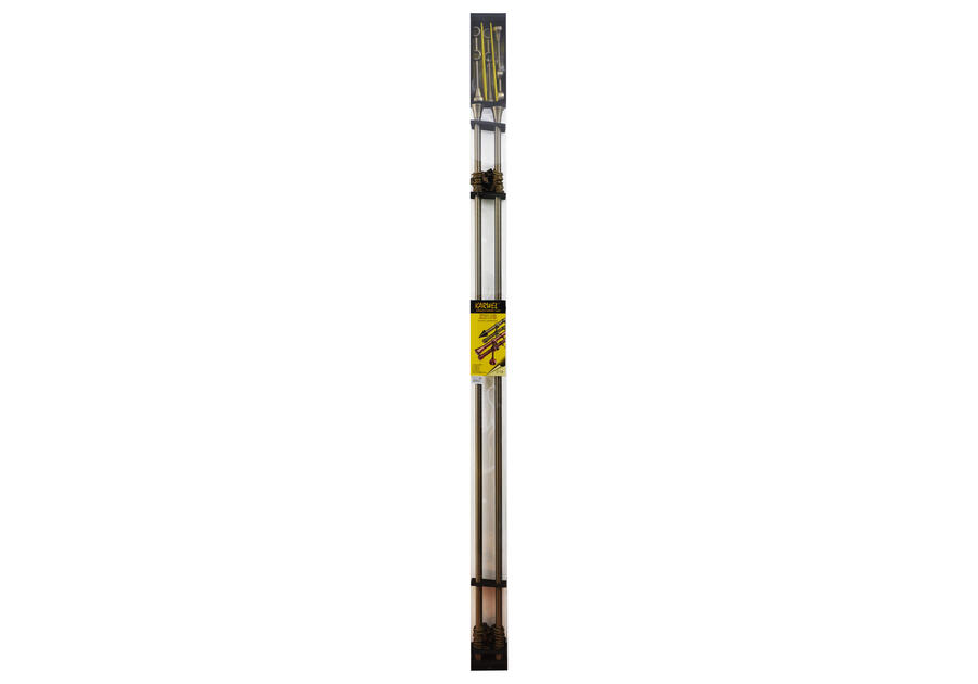 Zdjęcie: Karnisz podwójny Zeus fi 25 mm - 480 cm kula nikiel KARWEL