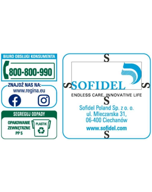 Zdjęcie: Chusteczki higieniczne Aloe Vera 10x9 sztuk REGINA