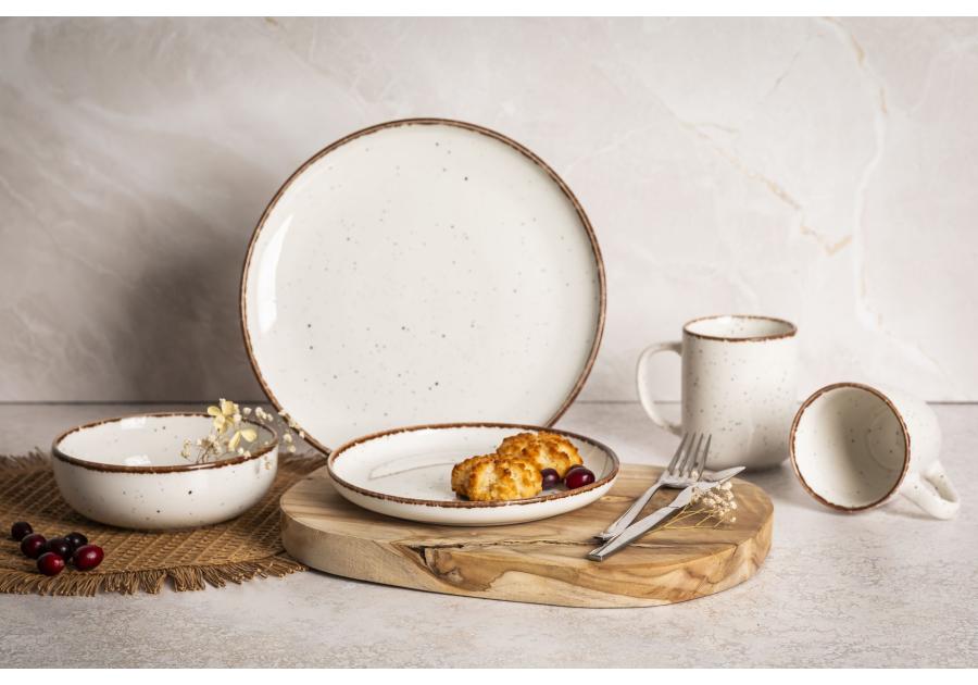 Zdjęcie: Talerz płytki Reactive Ivory 26,5 cm ALTOM DESIGN