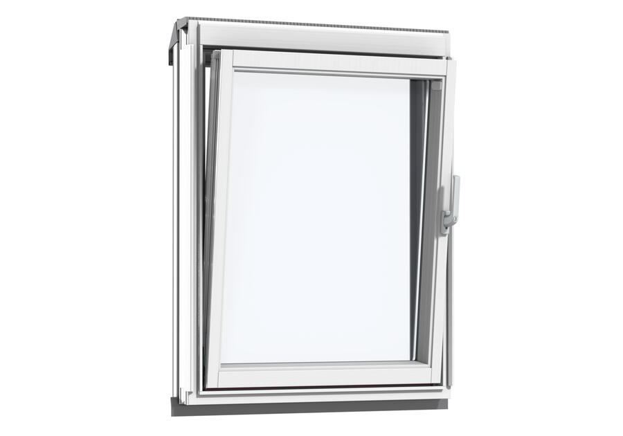 Zdjęcie: Okno kolankowe VFA PK38 2068 drewniane, 3-szybowe, malowane na biało VELUX