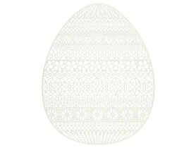 Mata pvc jajko 32x40 cm miętowa ALTOMDESIGN