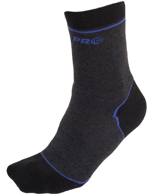 Zdjęcie: Skarpety robocze ocieplane czarno-szare, 1 para, 43-46, LAHTI PRO