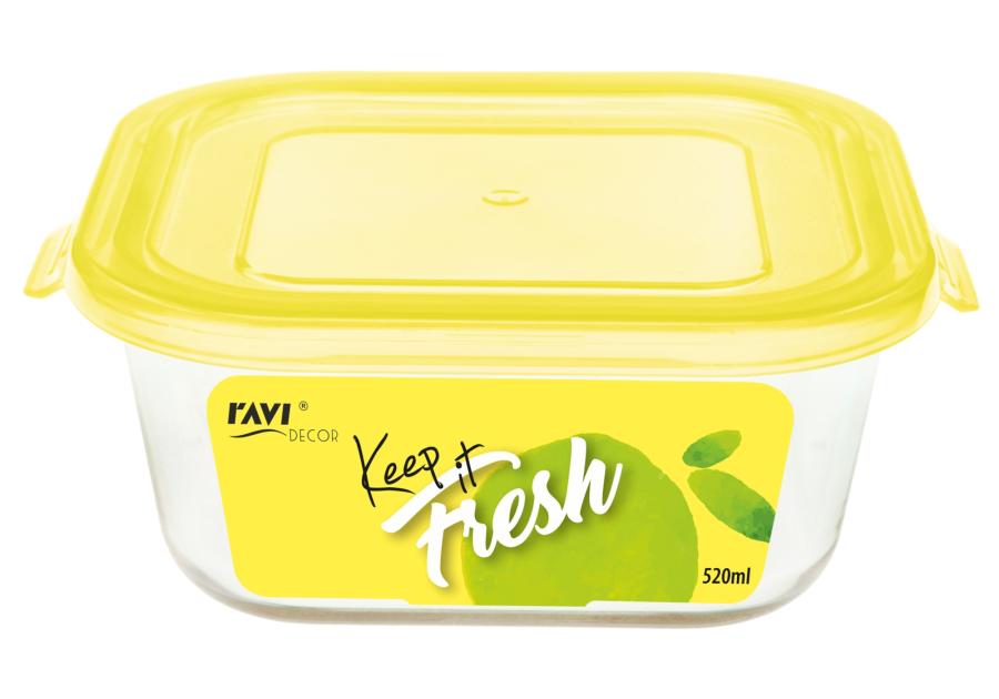 Zdjęcie: Pojemnik na żywność Keep it Fresh 520 ml kwadratowy RAVI