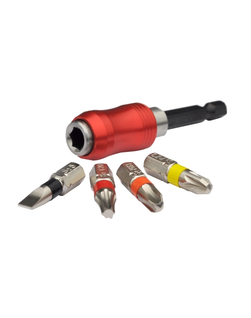 Zdjęcie: Zestaw bitów 25 mm PH PZ SL T adapter 1/4 15 elementów RAWLPLUG