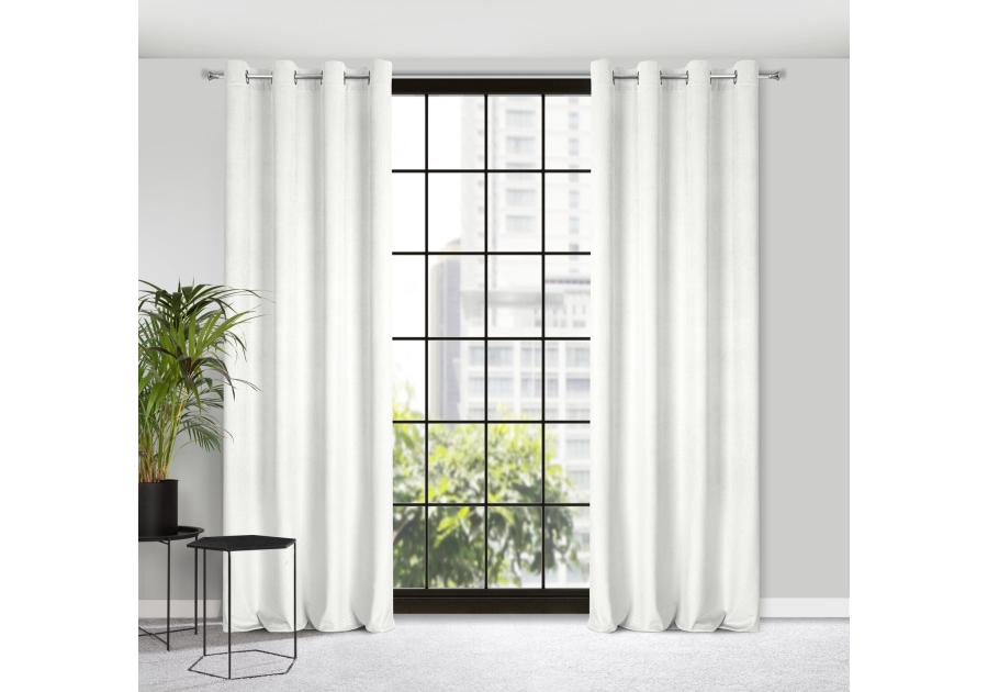 Zdjęcie: Zasłona gotowa Eliza 140x250 cm biały EUROFIRANY
