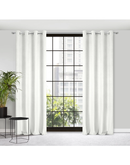 Zdjęcie: Zasłona gotowa Eliza 140x250 cm biały EUROFIRANY