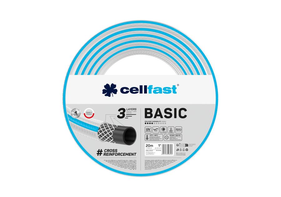 Zdjęcie: Wąż ogrodowy Basic 1" 20 m CELLFAST