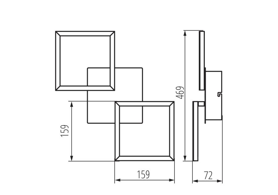 Zdjęcie: Oprawa KB Delid 2S-LED KINGBERRY