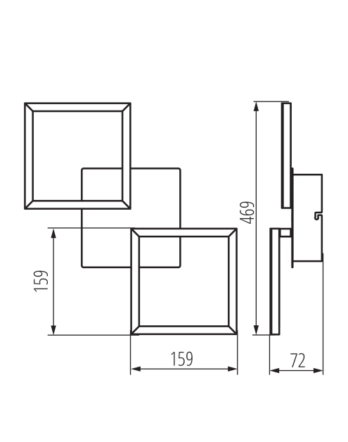 Zdjęcie: Oprawa KB Delid 2S-LED KINGBERRY