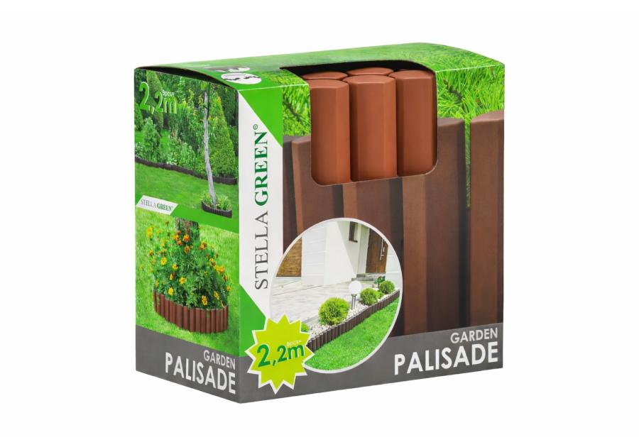 Zdjęcie: Palisada ogrodowa 3D 27x220 cm terakota STELLA GREEN