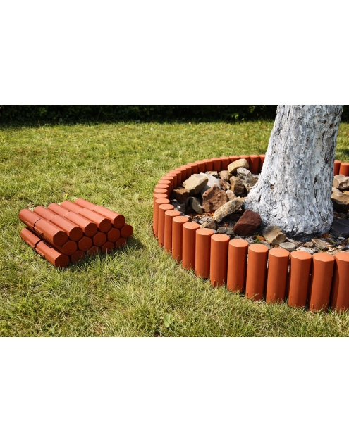 Zdjęcie: Palisada ogrodowa 3D 27x220 cm terakota STELLA GREEN