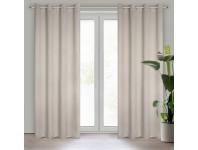 Zdjęcie: Zasłona gotowa Carlo 135x250 cm beżowy EUROFIRANY