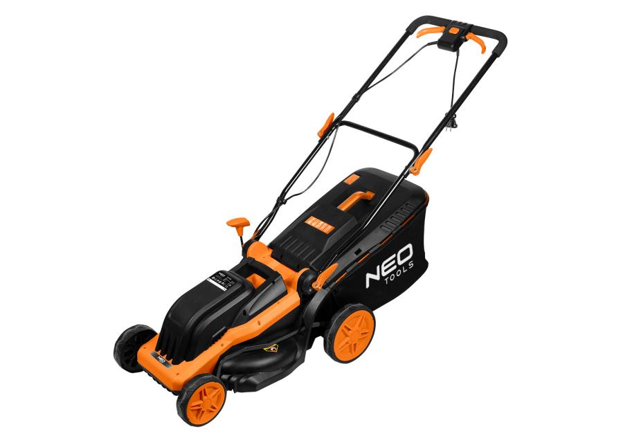 Zdjęcie: Kosiarka elektryczna 1600W szerokość cięcia 380 mm, kosz 45 L NEO TOOLS