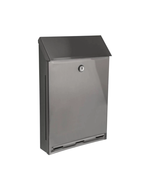 Zdjęcie: Skrzynka na listy A4 front stalowa nierdzewna METRO