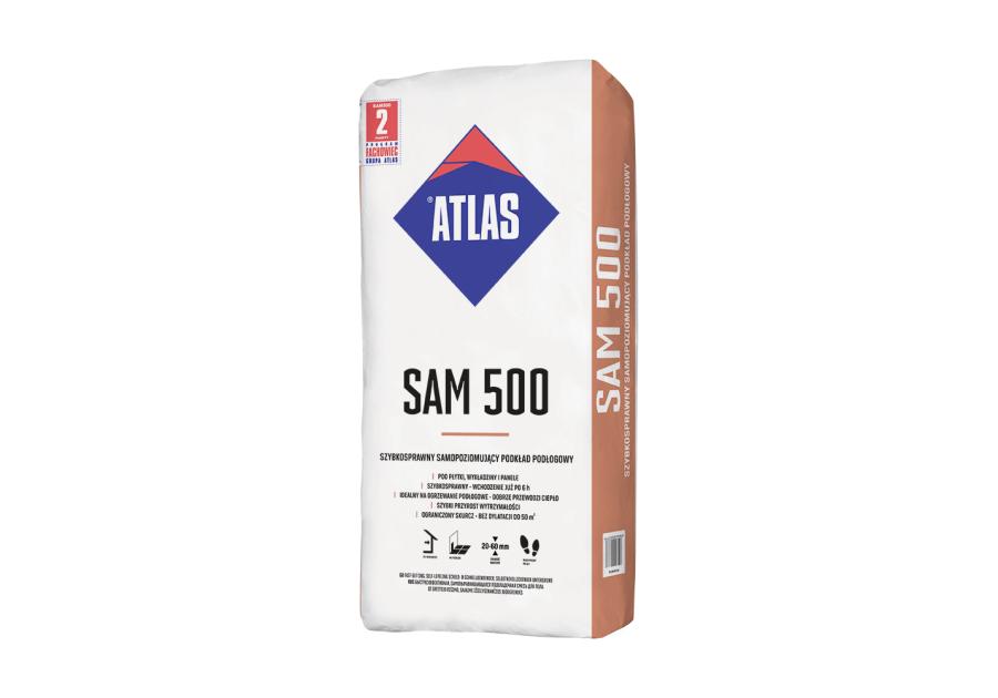 Zdjęcie: Podkład podłogowy SAM 500 - 25 kg ATLAS