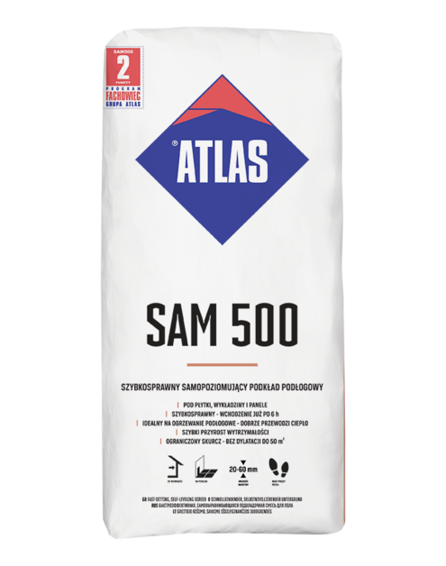 Zdjęcie: Podkład podłogowy SAM 500 - 25 kg ATLAS