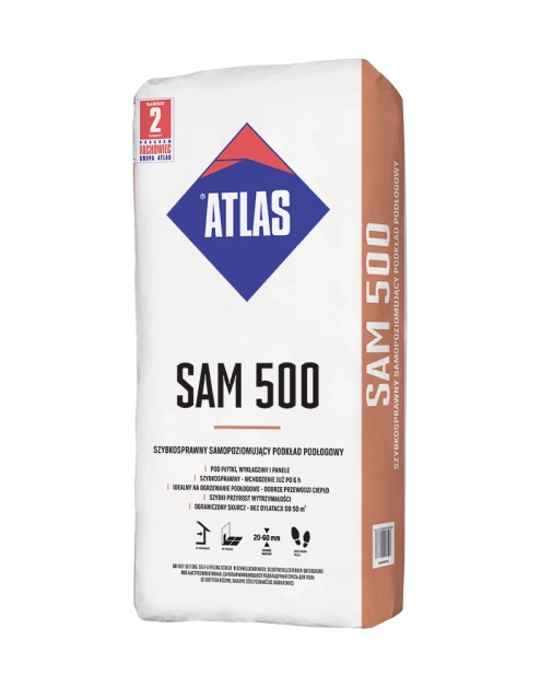 Zdjęcie: Podkład podłogowy SAM 500 - 25 kg ATLAS