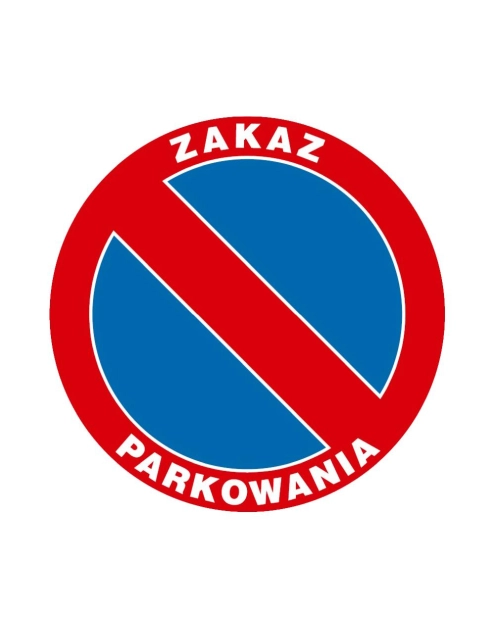 Zdjęcie: Oznaczenie "Zakaz parkowania" 25x25 cm płyta METRO