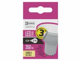 Żarówka LED Classic MR16, GU10, 3,8 W (30 W), 320 lm, ciepła biel EMOS