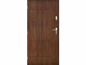 Drzwi zewnętrzne detroit orzech 90l kpl PANTOR