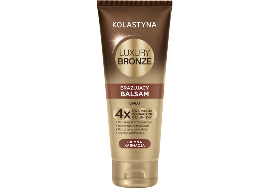 Zdjęcie: Balsam brązujący do ciała ciemna karnacja Luxury Bronze 0,2 L KOLASTYNA