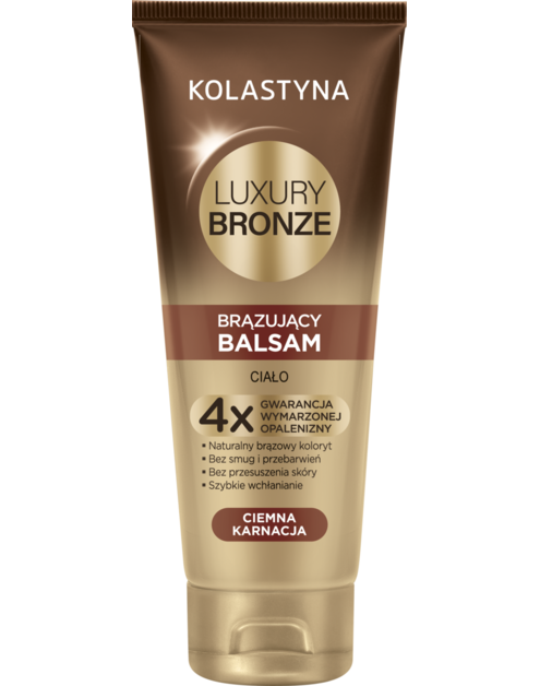 Zdjęcie: Balsam brązujący do ciała ciemna karnacja Luxury Bronze 0,2 L KOLASTYNA