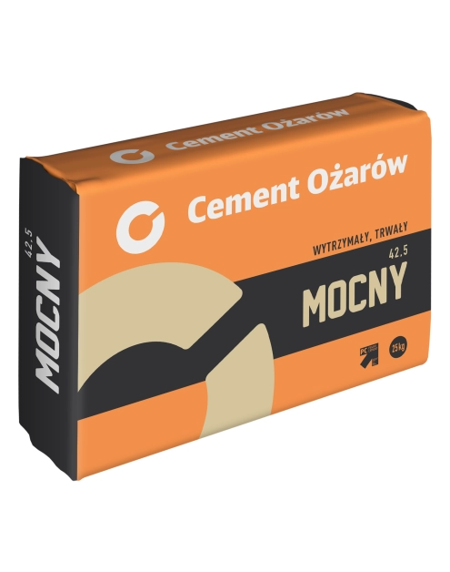 Zdjęcie: Cement MOCNY CEM II/A-V 42,5 R-NA 25 kg CEMENT OŻARÓW
