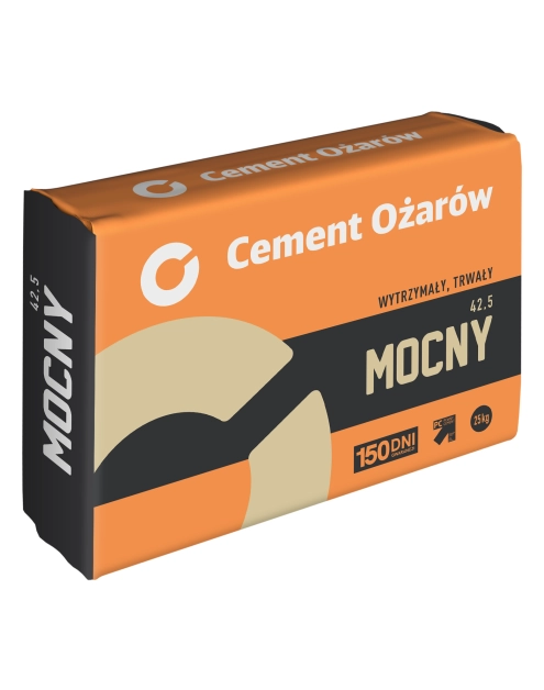 Zdjęcie: Cement MOCNY CEM II/A-V 42,5 R-NA 25 kg CEMENT OŻARÓW
