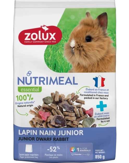 Zdjęcie: Karma mieszanka dla królika miniaturki junior 850 g ZOLUX