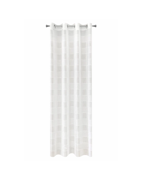 Zdjęcie: Firana Elena kremowa 140x250 cm na przelotkach EUROFIRANY