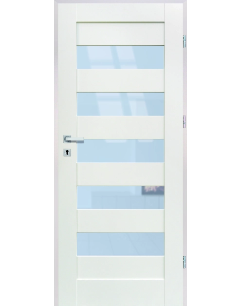 Zdjęcie: Drzwi wewnętrzne Monza 05 Biały 70 cm lewe KR CENTER