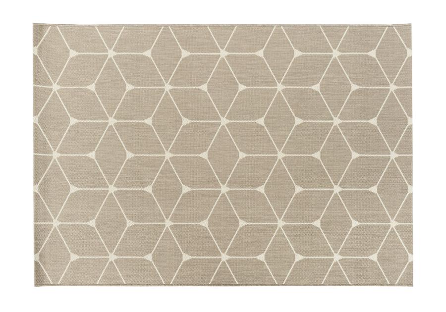 Zdjęcie: Dywan Patio 80x150 cm heksagon jasny szary MULTI-DECOR