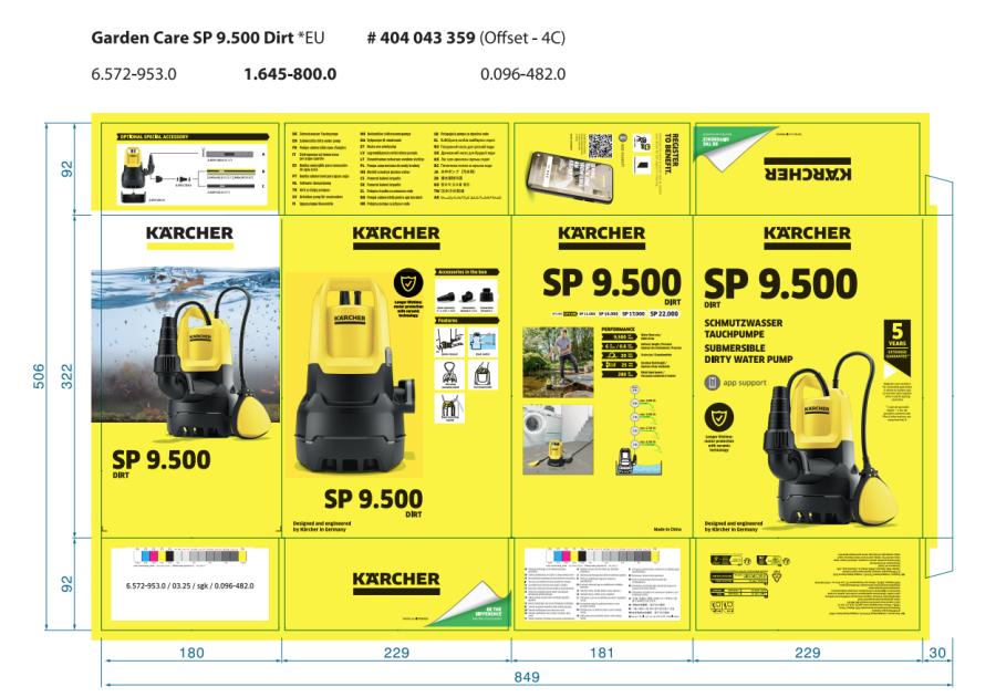 Zdjęcie: Pompa zanurzeniowa SP 9500 1.645-800.0 KARCHER