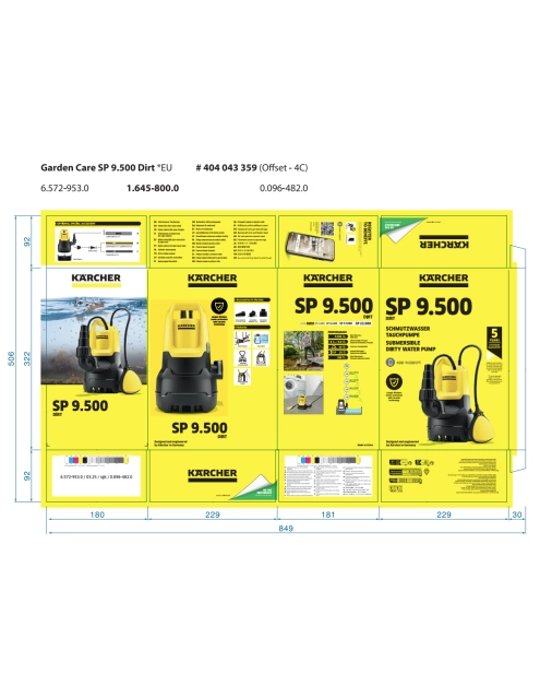 Zdjęcie: Pompa zanurzeniowa SP 9500 1.645-800.0 KARCHER