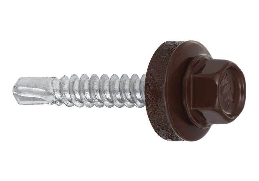 Zdjęcie: Wkręt samowiercący 4,8x19 mm-8017 z PEPDM WKRĘT-MET