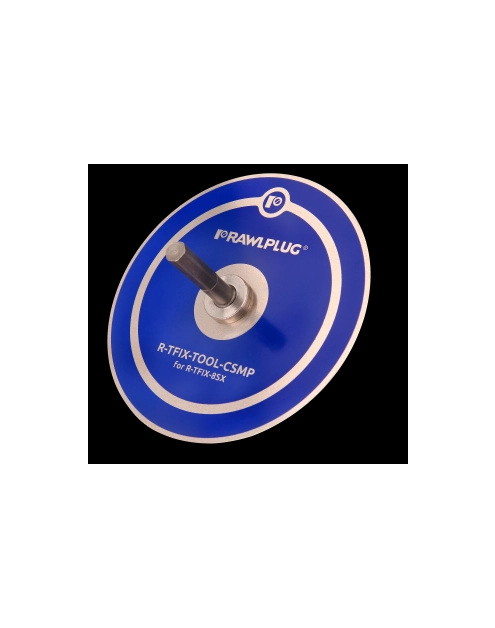 Zdjęcie: Metalowe narzędzie do montażu zagłębionego z talerzem T40 dla kołka wkręcanego R-TFIX-8S-X RAWLPLUG