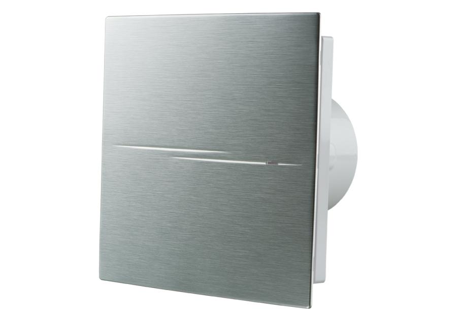 Zdjęcie: Wentylator osiowy 100 mm standard cichy z frontem aluminium, z wyłącznikiem czasowym VENTIKA