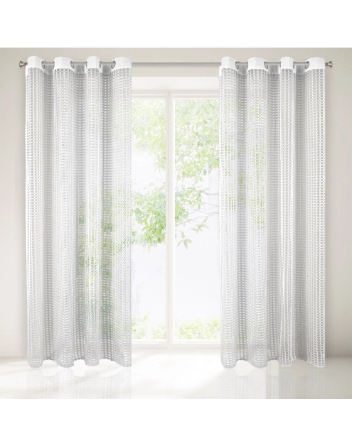 Zdjęcie: Firana gotowa Agnes 140x250 cm biały EUROFIRANY