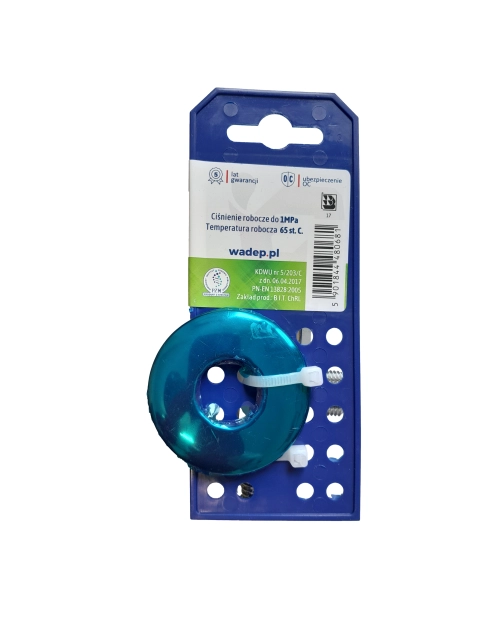 Zdjęcie: Zawór kątowy kulowy z głowicą ceramiczną kwadratowy - 1/2"x3/8" WADEP