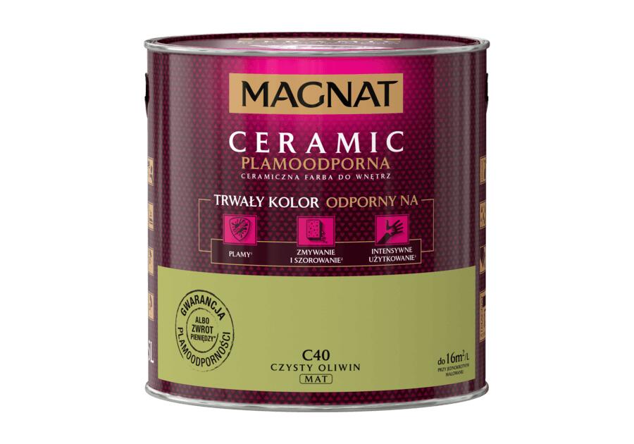 Zdjęcie: Farba ceramiczna 2,5 L czysty oliwin MAGNAT CERAMIC