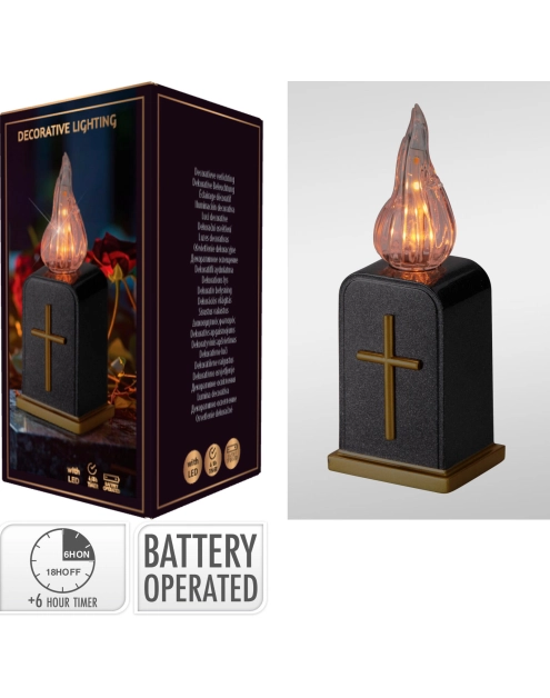 Zdjęcie: Znicz lampa 6x16 cm KOOPMAN