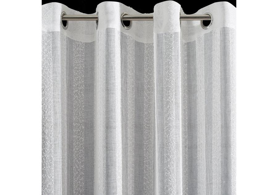 Zdjęcie: Firana Kim 140x250 cm kremowa na przelotkach EUROFIRANY