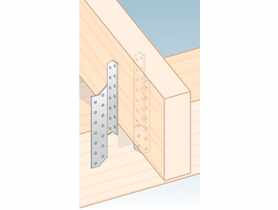 Łącznik krokwowy prawy 21x3,2 cm LK4 DMX