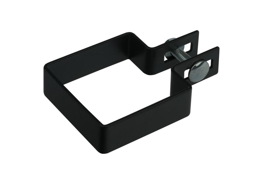 Zdjęcie: Obejma ogrodzeniowa początkowa 100x100 mm ocynk + ral9005 POLBRAM