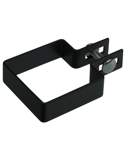 Zdjęcie: Obejma ogrodzeniowa początkowa 100x100 mm ocynk + ral9005 POLBRAM