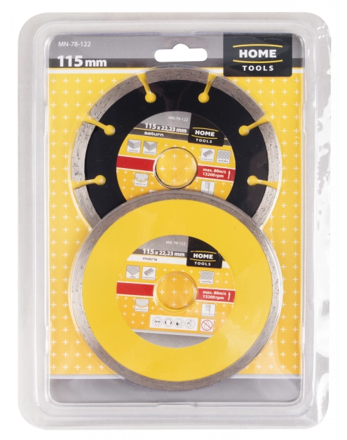 Zdjęcie: Zestaw ściernic diamentowych segmentowych pełnych 125 mm 2 elementy RAWLPLUG