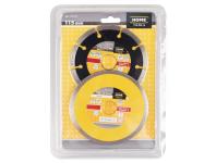 Zdjęcie: Zestaw ściernic diamentowych segmentowych pełnych 125 mm 2 elementy RAWLPLUG