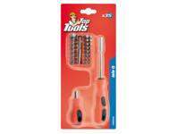 Zdjęcie: Końcówki wkrętakowe z uchwytami, zestaw 35 sztuk TOP TOOLS