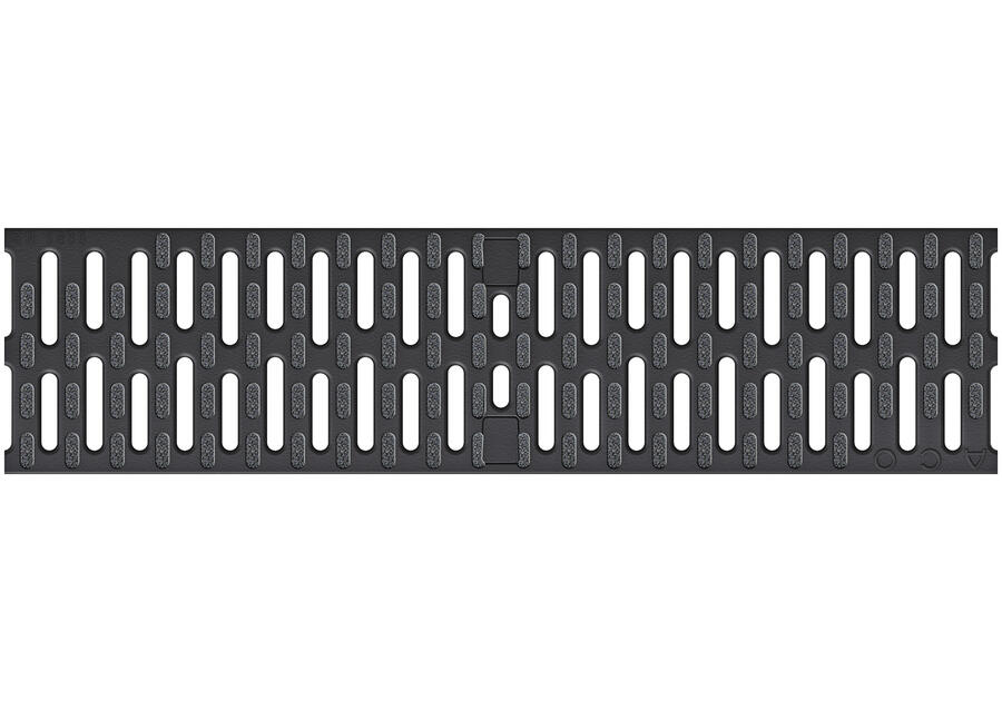 Zdjęcie: Ruszty tworzywowy antypoślizgowy 0,5 m klasa obciązenia B125 do systemu Multilinie V100 Deckline ACO