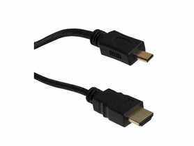 Przewód HDMI - micro HDMI, 1,5 m BMHDMIM2 DPM SOLID
